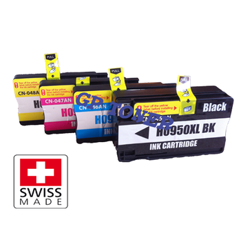 4x kompatibilní inkoustová kazeta HP 950XL 951XL OfficeJet Pro 251 276 8100 8600 - SET