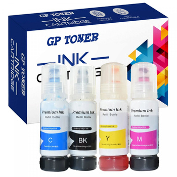 4x náhradní inkoust pro Epson 103 C13T00S14A, C13T00S24A, C13T00S34A, C13T00S44A, L1100 L1200 L1210 L1250 GP-E103CMYK