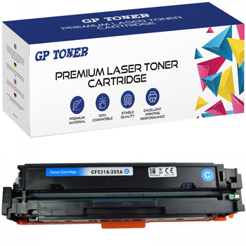 Náhradní tonerová kazeta pro HP CF531A/205A HP Color LaserJet Pro M154nw MFP M180fndw MFP M180n MFP M181fw GP-HCF531A C