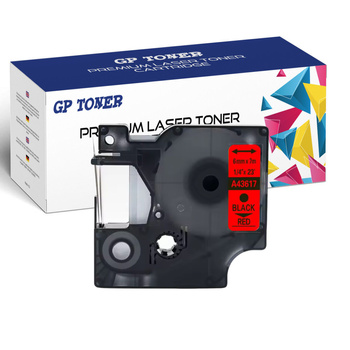 žlutočerná lepicí páska DYMO D1 7m 6mm GP-DY43617