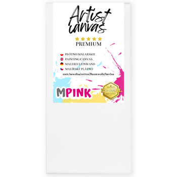 Malířské plátno 20X40 cm Bílé plátno Ideální pro malování