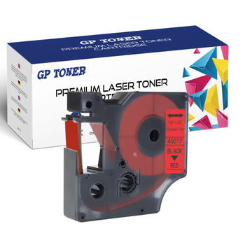 Dymo D1 45017 Červená/černá lepicí páska 12 mm 7 m GP-DY45017