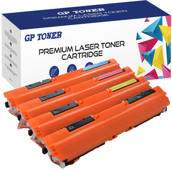 Sada 4x náhradní toner pro HP Color LaserJet Pro 1020 Series M275 100 Series GP-HCE315A/CF355A CMYK