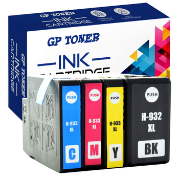 Kompatibilní 4x inkoustová kazeta HP 932XL 933XL Officejet 6100 6600 6700 7510 7610 Kit