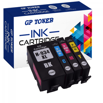 4x náhradní inkoustová kazeta pro HP 934XL 935XL OfficeJet Pro 6230 6820 6830 - GP-H935XL CMYK SADA