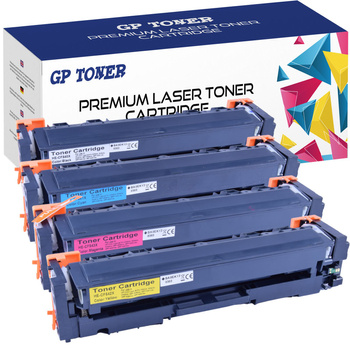 4x tonerová kazeta pro tiskárnu HP LaserJet Pro M252dw M280nw M277 GP-H404X/CF544X CMYK