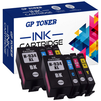 Sada 8x náhradních inkoustových kazet pro HP OfficeJet 6800 6815 6835 Series 934 935 CMYBK GP-H935XL CMYK x2
