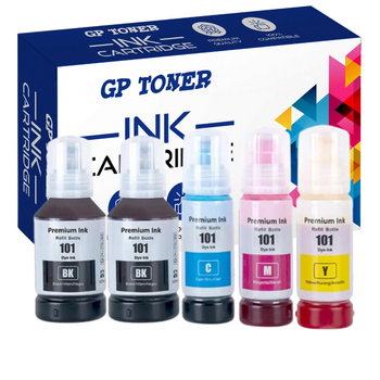 Inkoust nahradit pro Epson Ecotank L4150 L6270 L6190 GP-E101CMYKK