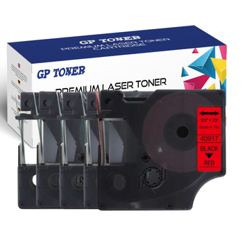 5x DYMO D1 9mm 7m červená černá GP-DY40917 x5
