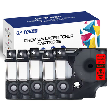 5x žlutočerná lepicí páska DYMO D1 7m 6mm GP-DY43617 X5