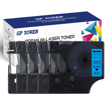 5X páska DYMO D1 9 mm 7 m modročerná GP-DY40916 x5