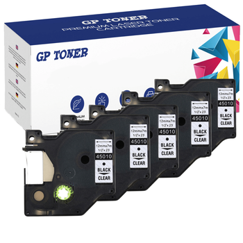 5x páska pro Dymo D1 45010 12mm x 7m GP-DY45010 x5