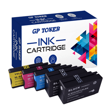 Sada 5x náhradních inkoustových náplní pro HP OfficeJet Pro 7730 8218 8720 GP-H953XL CMYKK GP