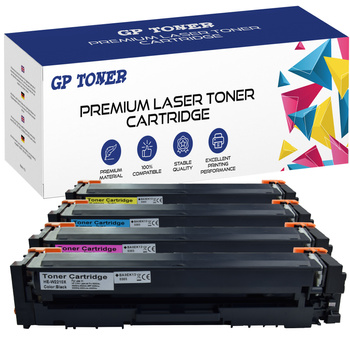 Sada 4x náhradní toner pro HP W2210X LaserJet Pro M282nw 255nw GP-H2214X BEZ ČIPU