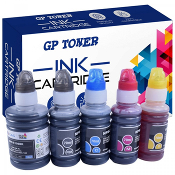 Sada náhradních inkoustů pro Epson C13T00R140 Epson EcoTank L7160 L7180 ET7700 ET7750 L7188 - GP-E105/106CMYK