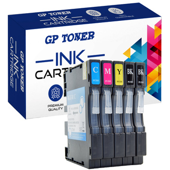 Sada 5x inkoustu pro Ricoh GC-41 Aficio SG 3110dn 7100dn GP-R41XL CMYKK
