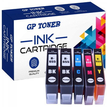 5x kompatibilní inkoustová kazeta HP 655 XL 3525, 4615, 4625, 5525, 6525 - GP-H655XL CMYKK