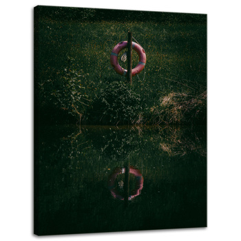 Obraz na plátně Přírodní záchranný kruh 30x40 cm