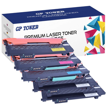 5x náhradní toner pro Samsung CLT-K406S CLT-C406S CLT-M406S CLT-Y406S - CLP-360 CLP-365 CLX-3300 CLX-330 Xpress C410 C460 - GP-S406CMYKK KIT