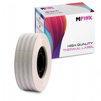 Papírová páska na termoetikety MP-RL-15*30*230PT-PO Pink Border