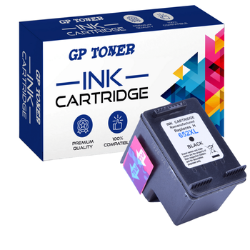 Inkoustová kazeta pro HP 652 XL Deskjet Ink Advantage 1115 2135 2136 3635 3775 3785 3835 4535 - náhradní GP-H652XLBK Černá