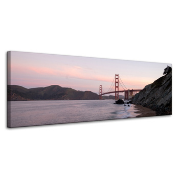 Obraz Golden Gate architektura 120x40 cm