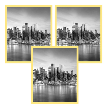 3x žlutý rám 24x30, I L13,15,030, plexi