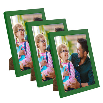 3x Fotorama Zielony 18x24, I L13,15,025 Plexi