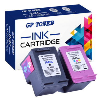 Náhradní 2x inkoustové náplně pro HP 304 XL Deskjet 2620 2630 2632 2633 3720 - GP-H304XL CMYK