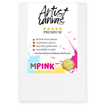 Malířské plátno 80X100 cm Bílé plátno Ideální pro malování