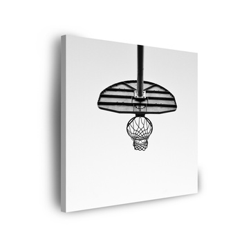 Obraz na plátně Basketbal pro mládež Černobílý 90x90
