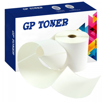 Samolepící etiketa na roli, termoetikety 102x152mm 500 ks MP-RL-P2011-BK/WT