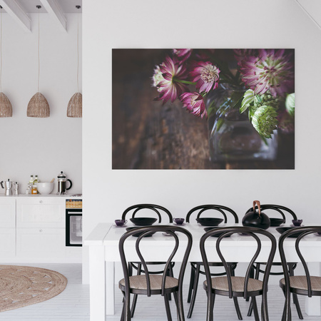 Obraz na plátně Botanika Květiny ve váze 40x30 cm