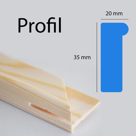 Klínový rám Stretch rám Malířský stav 30X20 cm