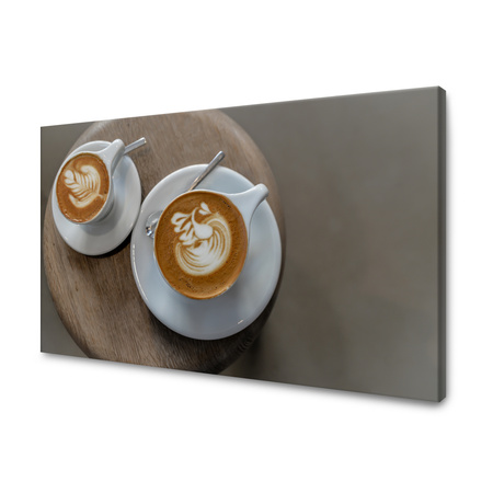 Obraz na plátně Kuchyňské šálky s kávou 40x30 cm