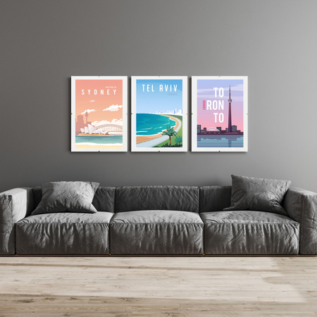 Plexi rám, 21x29,7 cm (A4)