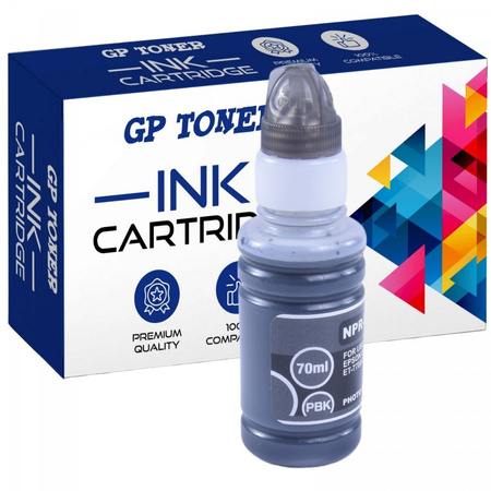 Kompatibilní inkoust pro Epson C13T00R140 Epson EcoTank L7160 L7180 ET7700 ET7750 L7188 - GP-E106BK