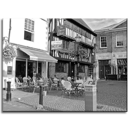 Obraz na plátně Architecture Cafe 40x30 cm