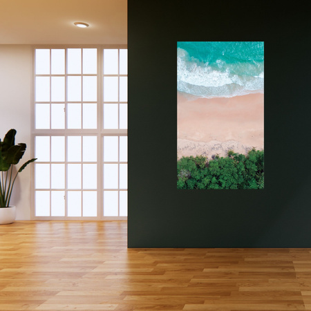 Obraz na plátně Pláž Mořské vlny Voda Příroda 80x120 cm