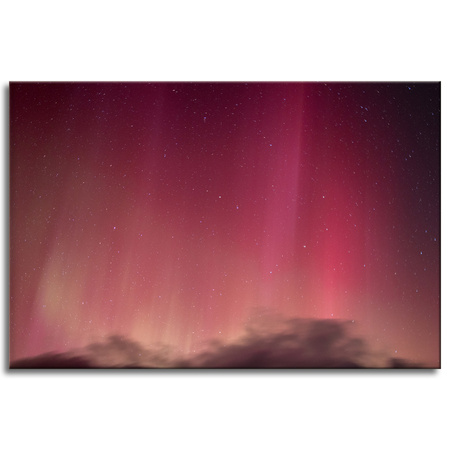 Obraz na plátně Space Aurora Borealis Red Sky 90x60
