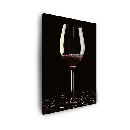 Obraz na plátně Kuchyně Sklenice na víno 40x60 cm