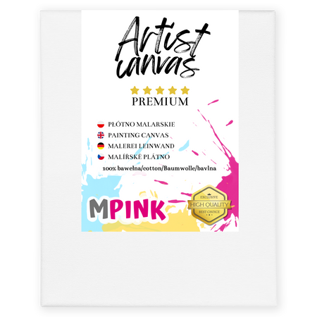 Malířské plátno 80X90 cm Bílé plátno Ideální pro malování