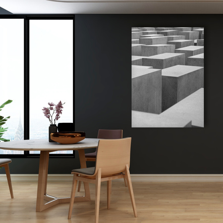 Obraz na plátně Abstraktní betonové kostky 80x120