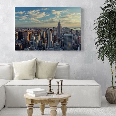 Obraz na plátně Architektura západu slunce Manhattan 40X30 cm