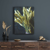 Obraz na plátně Botanika Pšeničné klasy ve váze 30x40 cm