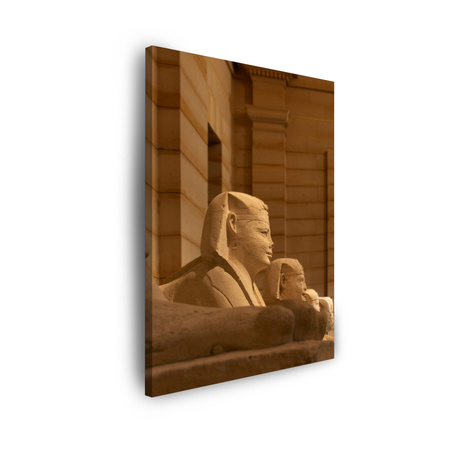Obraz na plátně Architektura Egypt Sfingy 80x120 cm
