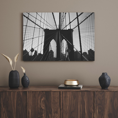 Obraz na plátně Architektura Brooklyn Bridge 40x30 cm