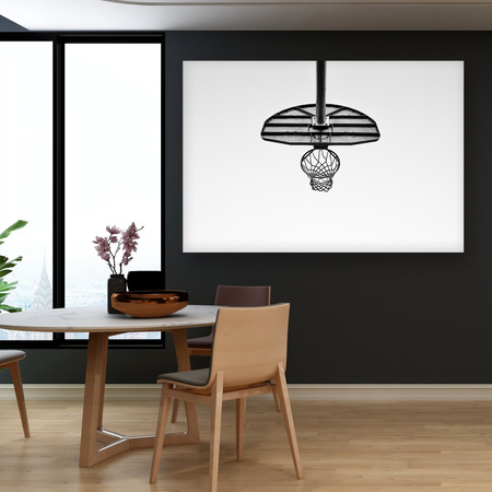 Obraz na plátně Basketbal pro mládež Černobílý 90x60