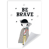 Dětský plakát Be barave Indian 50X70 cm