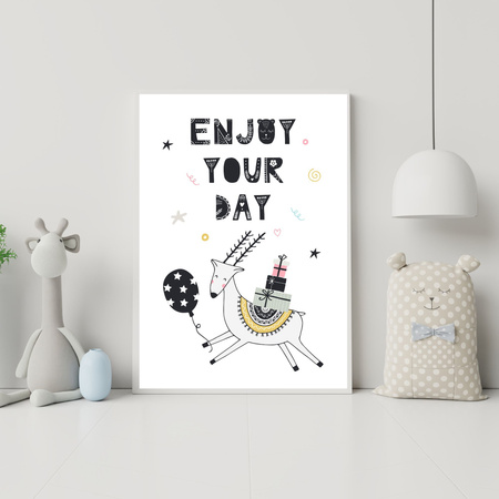 Narozeninový plakát Užijte si svůj den 21X29,7 cm